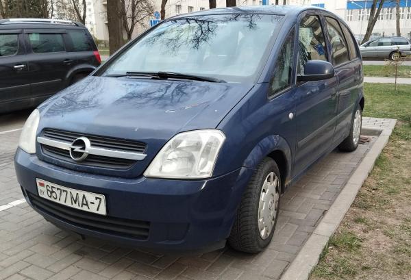 Opel Meriva, 2004 год выпуска с двигателем Бензин, 14 006 BYN в г. Минск