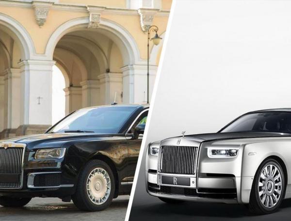 Сравнение Aurus Senat и Rolls-Royce Phantom