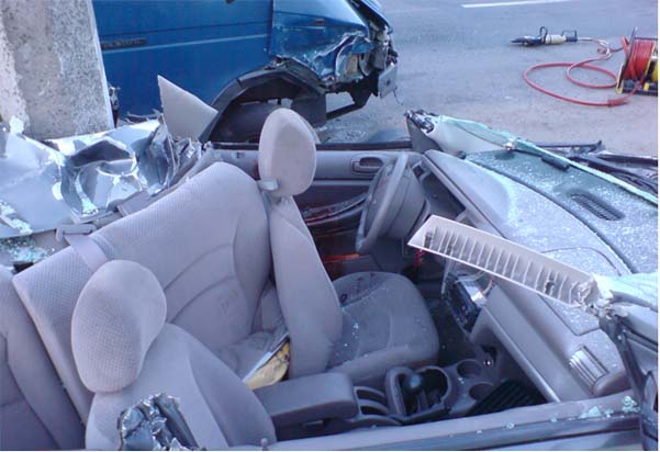 17-ти летний водитель Chrysler Sebring погиб на месте ДТП