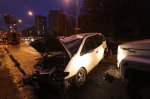 В Минске нетрезвый водитель врезался в столб (ул. Горецкого)