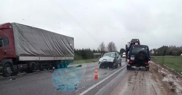 На дороге Минск — Гродно случились две серьезные аварии