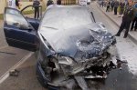 Лобовое столкновение Honda и Audi в Орше