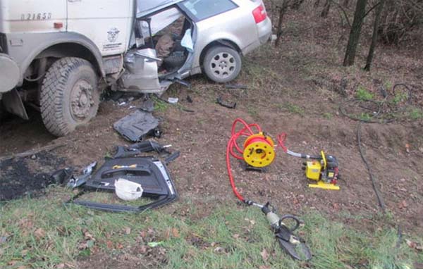 Возле Жлобина столкнулись Audi и МАЗ – два человека погибли