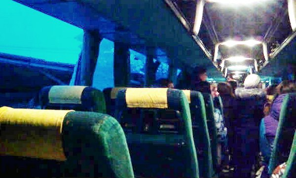 Автобус с детьми врезался в столб в Воложинском районе