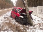 Авария в Минске на улице Парниковой: VW Caddy «встретился» с березой