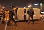 В результате столкновения с Lada 2109 в Бресте перевернулась милицейская «буханка»
