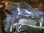 ДТП на Игуменском тракте в Минске: столб упал, Renault Megane – всмятку