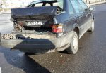 ДТП на улице Урицкого в Бобруйске: столкнулись МАЗ и VW Passat
