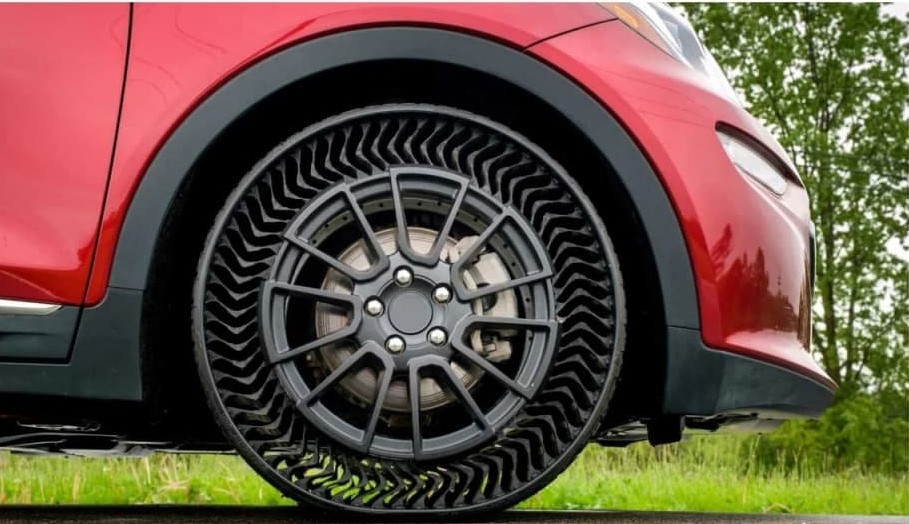 Серийный Chevrolet оснастят безвоздушными шинами Michelin