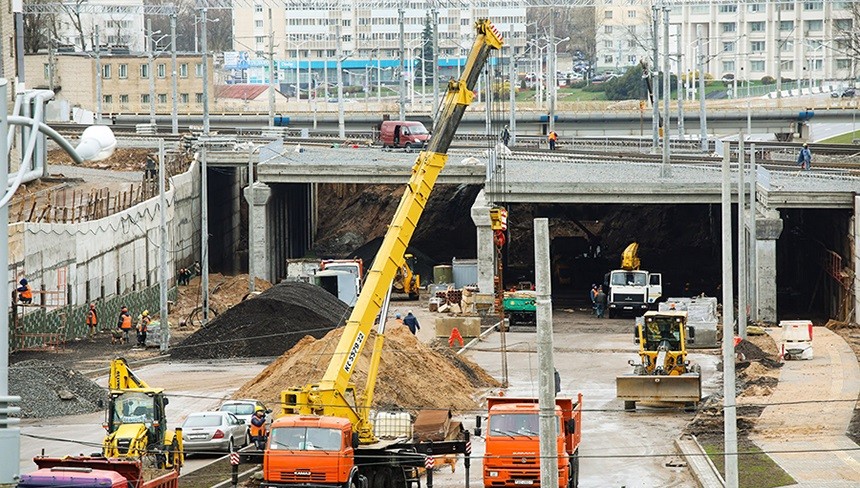 Движение по 1-му транспортному кольцу запустят в Минске