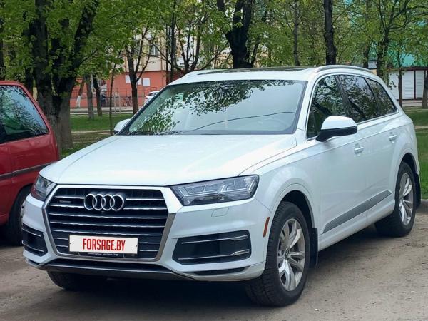 Audi Q7, 2019 год выпуска с двигателем Бензин, 118 109 BYN в г. Минск