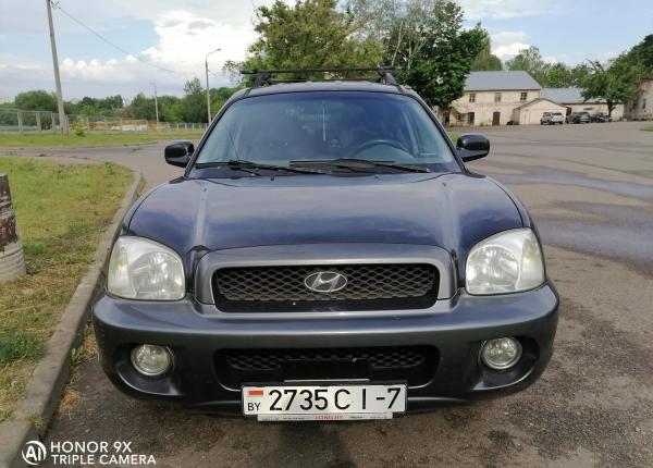 Hyundai Santa Fe, 2001 год выпуска с двигателем Бензин, 13 831 BYN в г. Минск
