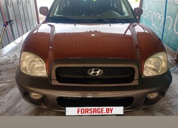 Hyundai Santa Fe, 2001 год выпуска с двигателем Бензин, 13 102 BYN в г. Воложин