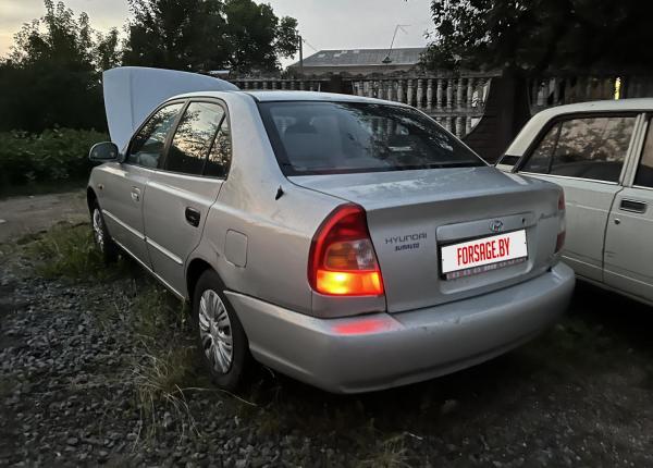 Hyundai Accent, 2002 год выпуска с двигателем Дизель, 2 718 BYN в г. Минск