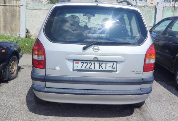 Opel Zafira, 2002 год выпуска с двигателем Дизель, 13 914 BYN в г. Сморгонь