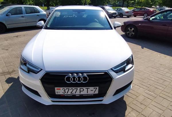 Audi A4, 2017 год выпуска с двигателем Бензин, 90 861 BYN в г. Минск