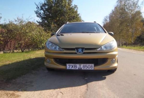 Peugeot 206, 2003 год выпуска с двигателем Дизель, 11 413 BYN в г. Минск