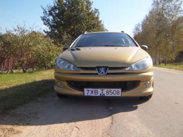 Peugeot 206, 2003 год выпуска с двигателем Дизель, 11 413 BYN в г. Минск