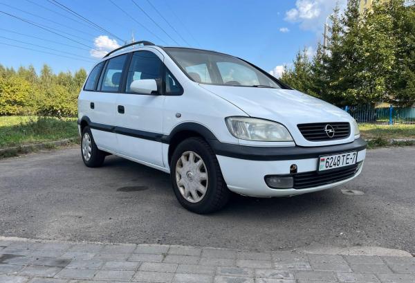 Opel Zafira, 2002 год выпуска с двигателем Дизель, 10 951 BYN в г. Минск