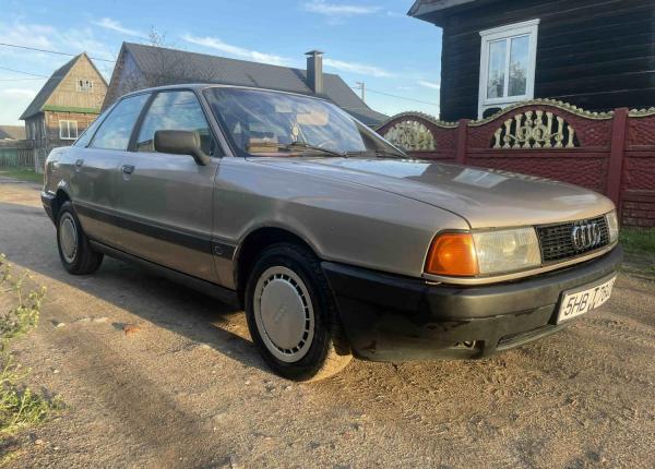 Audi 80, 1987 год выпуска с двигателем Бензин, 7 283 BYN в г. Слуцк