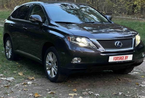 Lexus RX, 2010 год выпуска с двигателем Гибрид, 63 316 BYN в г. Минск