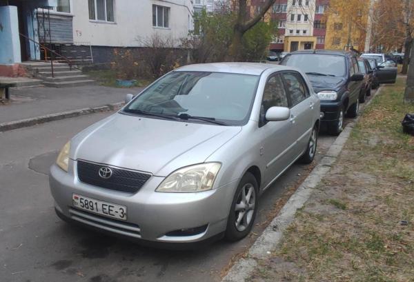 Toyota Corolla, 2003 год выпуска с двигателем Бензин, 15 657 BYN в г. Гомель