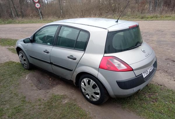 Renault Megane, 2004 год выпуска с двигателем Бензин, 9 052 BYN в г. Сморгонь