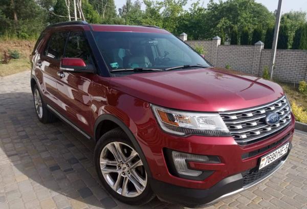 Ford Explorer, 2016 год выпуска с двигателем Бензин, 77 374 BYN в г. Минск