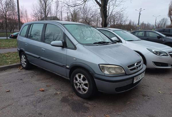 Opel Zafira, 2004 год выпуска с двигателем Газ/бензин, 12 680 BYN в г. Минск