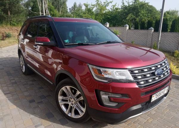 Ford Explorer, 2016 год выпуска с двигателем Бензин, 77 374 BYN в г. Минск