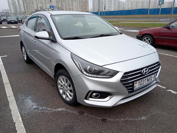 Hyundai Accent, 2018 год выпуска с двигателем Газ/бензин, 39 844 BYN в г. Минск