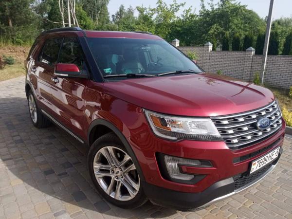 Ford Explorer, 2016 год выпуска с двигателем Бензин, 77 374 BYN в г. Минск