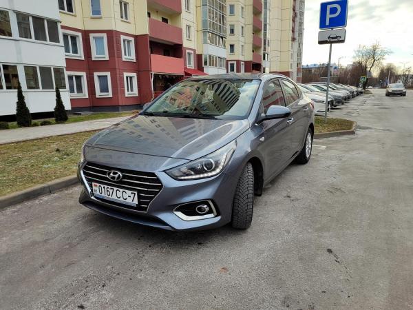 Hyundai Accent, 2019 год выпуска с двигателем Бензин, 52 972 BYN в г. Минск