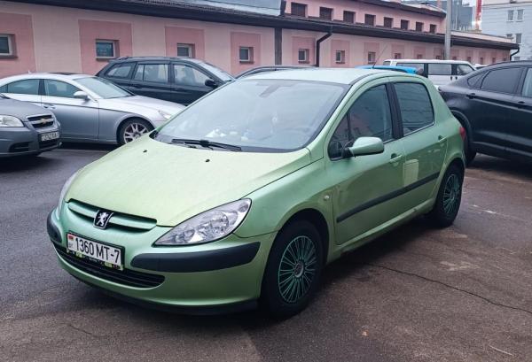 Peugeot 307, 2002 год выпуска с двигателем Бензин, 13 894 BYN в г. Минск