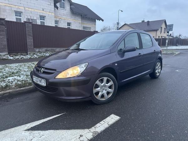 Peugeot 307, 2002 год выпуска с двигателем Бензин, 14 693 BYN в г. Минск