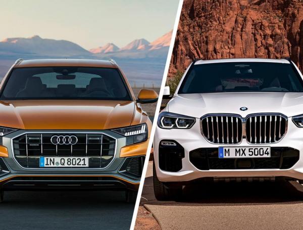 Сравнение Audi Q8 и BMW X5