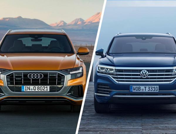 Сравнение Audi Q8 и Volkswagen Touareg