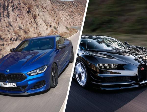 Сравнение BMW 8 серия и Bugatti Chiron