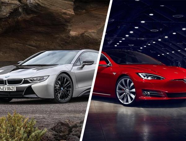 Сравнение BMW i8 и Tesla Model S