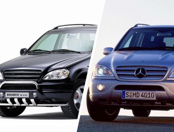 Сравнение Brabus M V12 и Mercedes-Benz M-класс AMG
