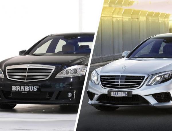 Сравнение Brabus SV12 и Mercedes-Benz S-класс AMG