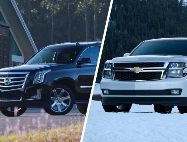 Сравнение Cadillac Escalade и Chevrolet Tahoe
