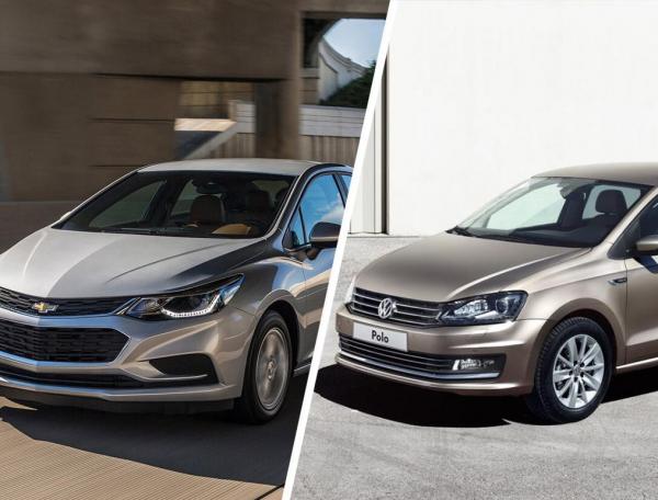 Сравнение Chevrolet Cruze и Volkswagen Polo