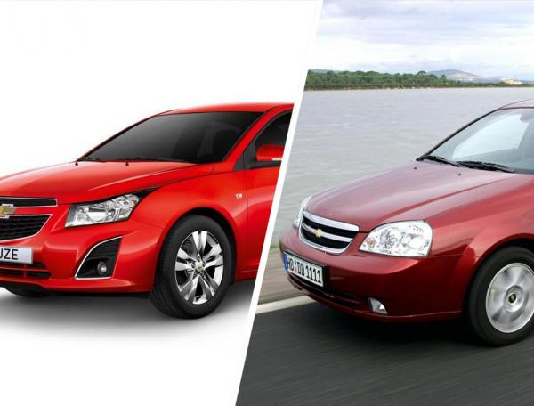 Сравнение Chevrolet Cruze и Chevrolet Lacetti