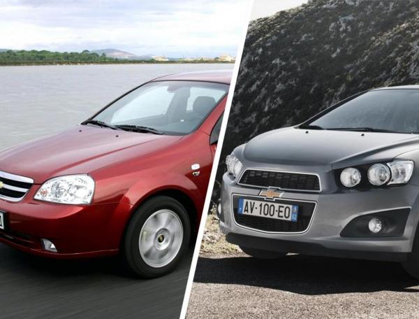 Сравнение Chevrolet Lacetti и Chevrolet Aveo