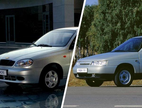Сравнение Chevrolet Lanos и LADA (ВАЗ) 2110