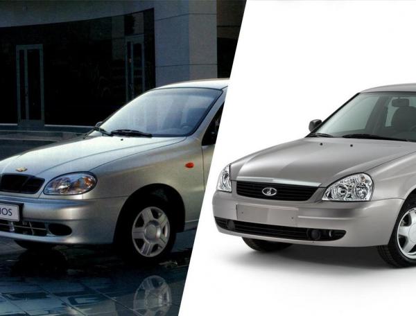 Сравнение Chevrolet Lanos и LADA (ВАЗ) Priora
