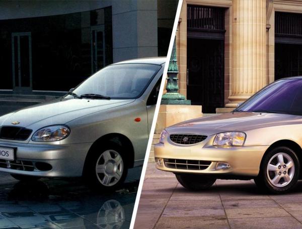 Сравнение Chevrolet Lanos и Hyundai Accent