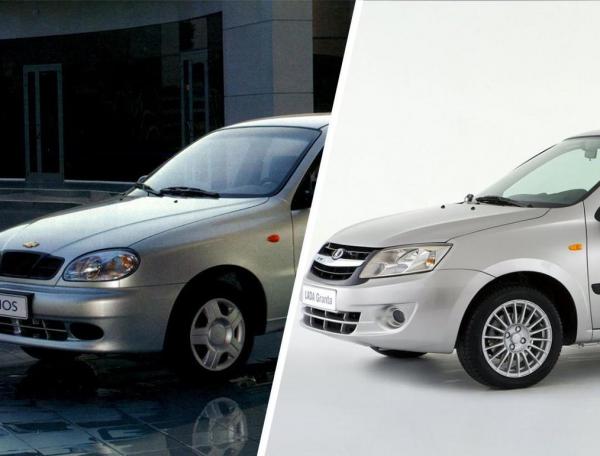 Сравнение Chevrolet Lanos и LADA (ВАЗ) Granta