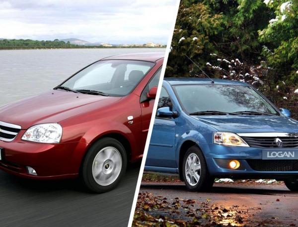 Сравнение Chevrolet Lacetti и Renault Logan